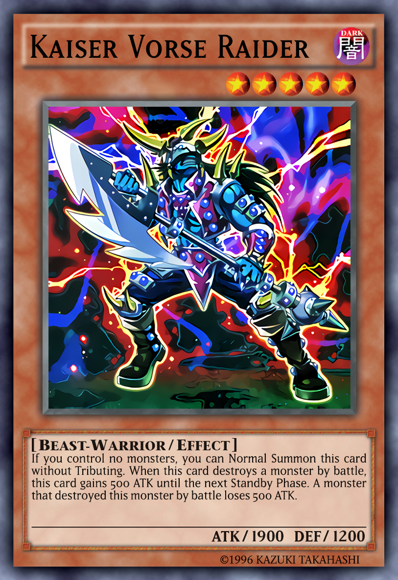 vorse raider yugioh card Vorse Raider YSKR-EN010 Yu-Gi-Oh! Card