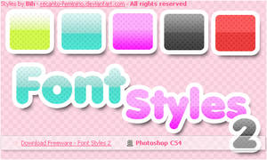 Font Styles 2 for PS