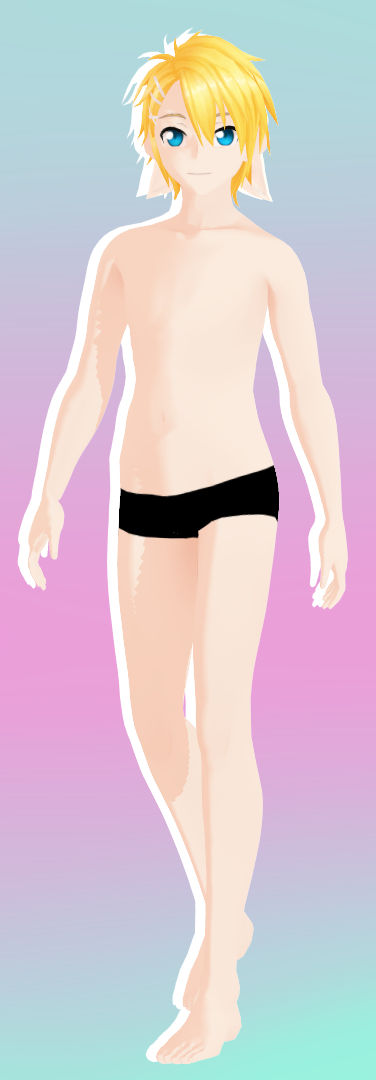 MMD Rinto base DL down by Luciing on DeviantArt