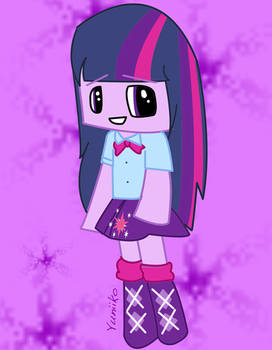 Twilight Sparkle Equestria girl -Minecraft style-
