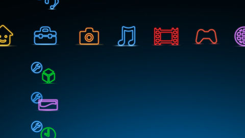 Neon theme for PS3 by JyriK on DeviantArt