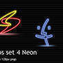 Apps set 4 Neon