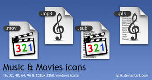 Music and Movies icon pack