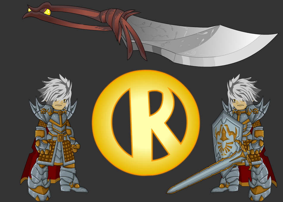 Blade of cursed woods + Logo + Personal Armor