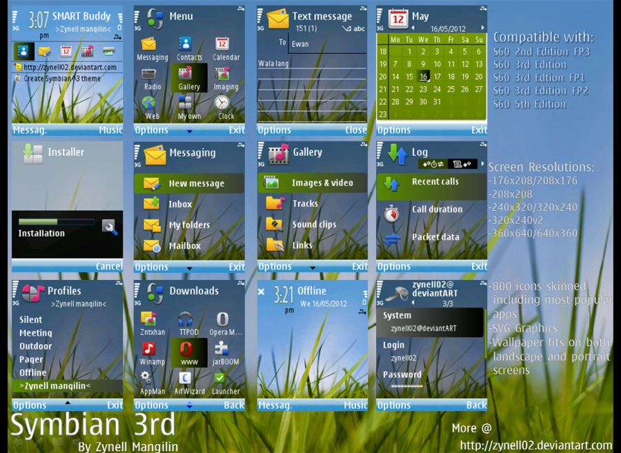 Symbian 3rd Theme