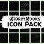 StoreyBooks Icon Pack Black Dashes