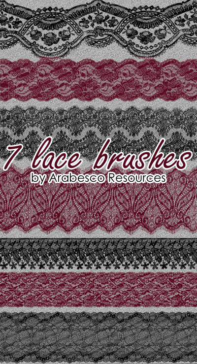 7 Lace Brushes