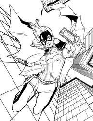 Batgirl New 52 BW DA