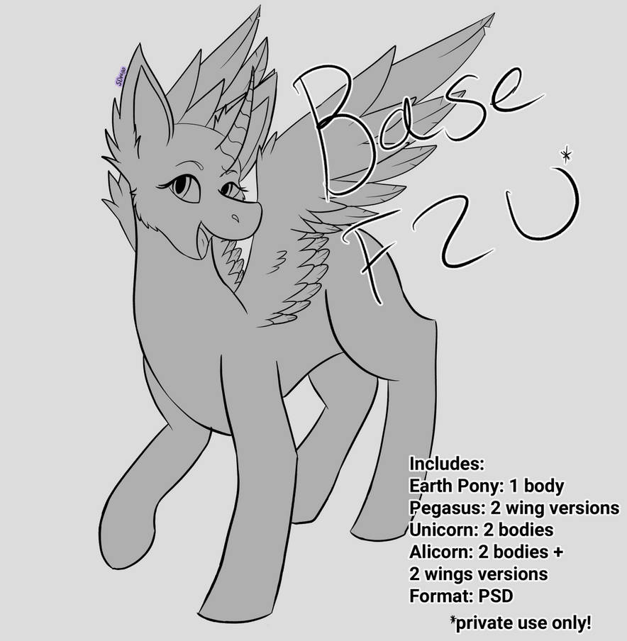 Mlp Pegasus Base F2u