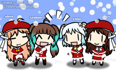 [Walfas]Christmas costume(v2) (props)
