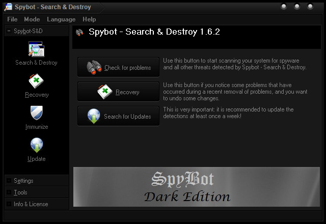 Dark Edition Skin for Spybot