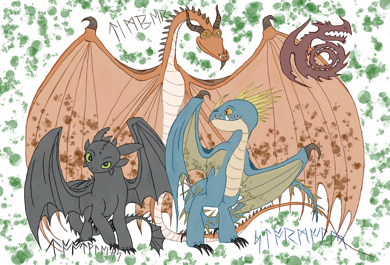 Toothless And Stormfly