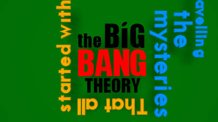 The Big Bang Theory Kinetic Typography