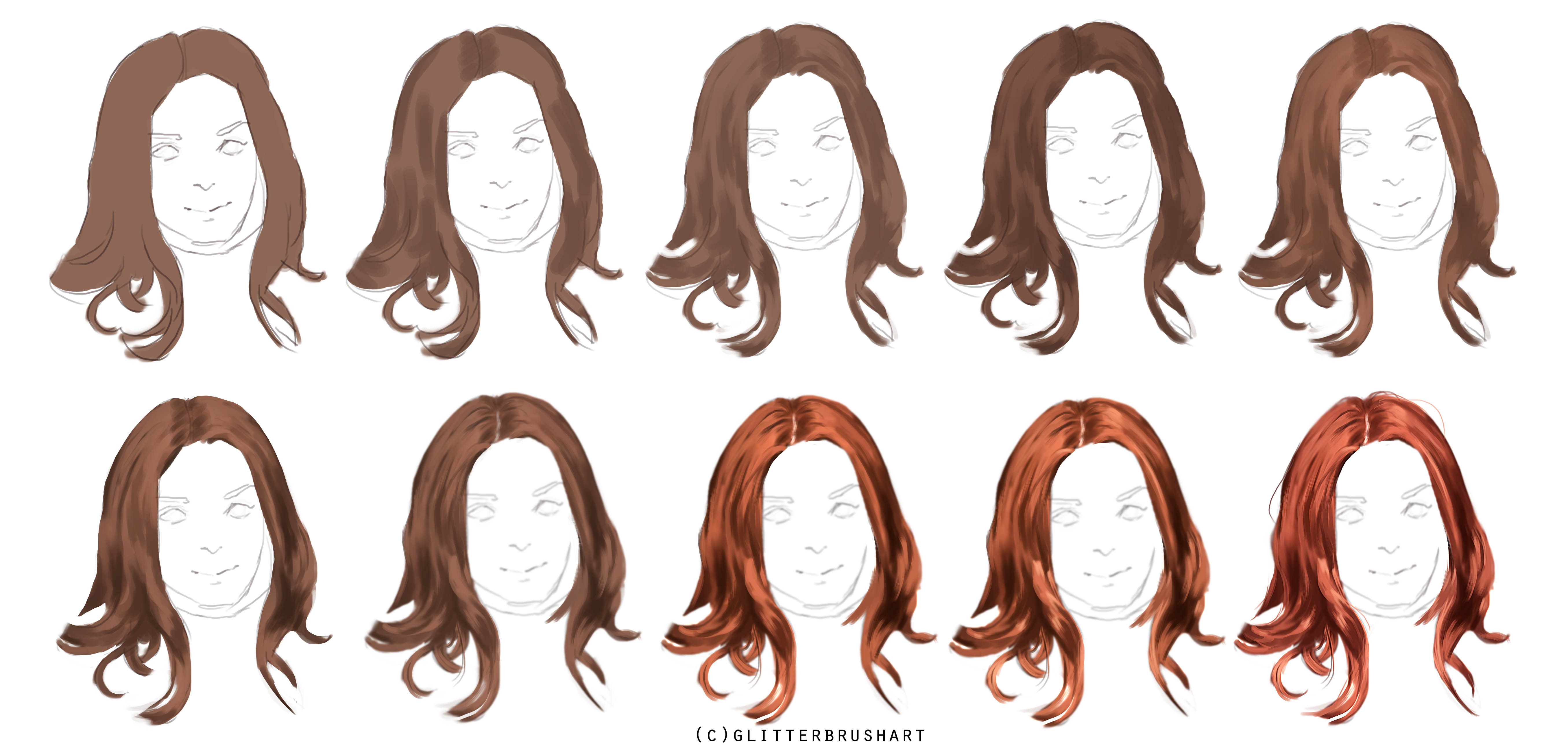 Realistic Hair Steps (HQ DL) by ArtofIndigo on DeviantArt