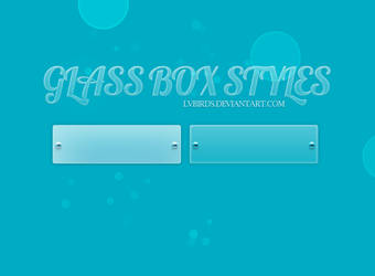 Glass Photoshop Styles