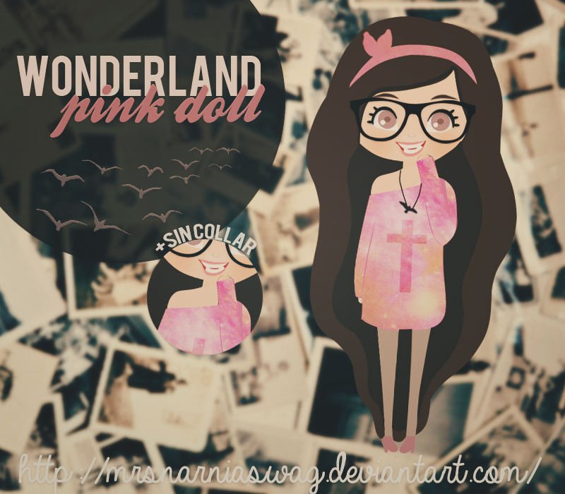 WonderlandPink doll.