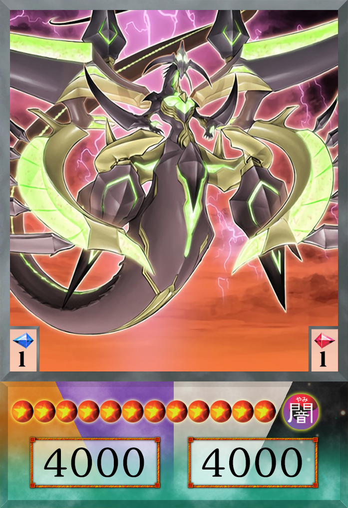 Yu-Gi-Oh 4Kids Style card template v4 : Z-Arc by SpectraYT