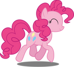 Pinkie Pie Trotting by ThatUsualGuy06