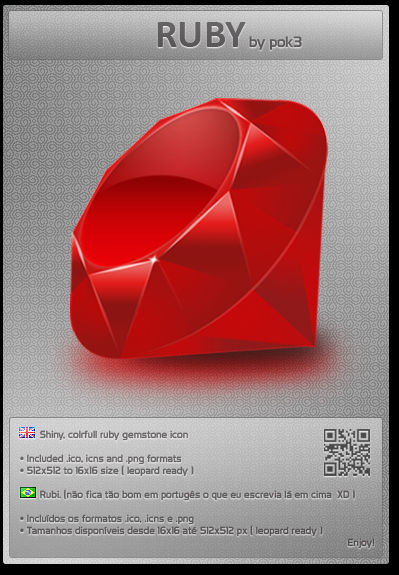 Ruby icon by pok3 on DeviantArt