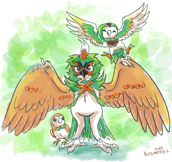Rowelett Evolution All Rowlet Evolutions _ Rowlet (Pokémon) – VMUS