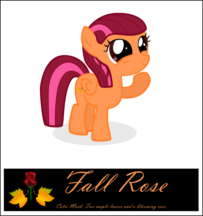 OC Pony Fall Rose