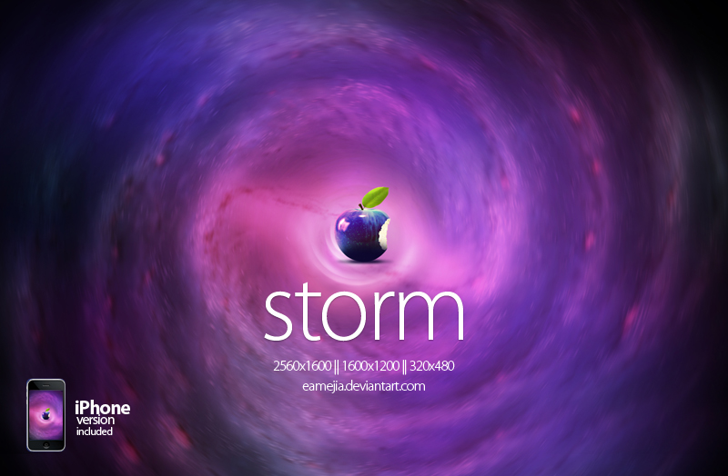 Storm Apple Wallpaper