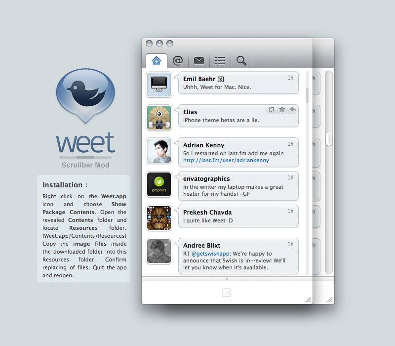 Weet iOS Scrollbar by PraX08 on DeviantArt