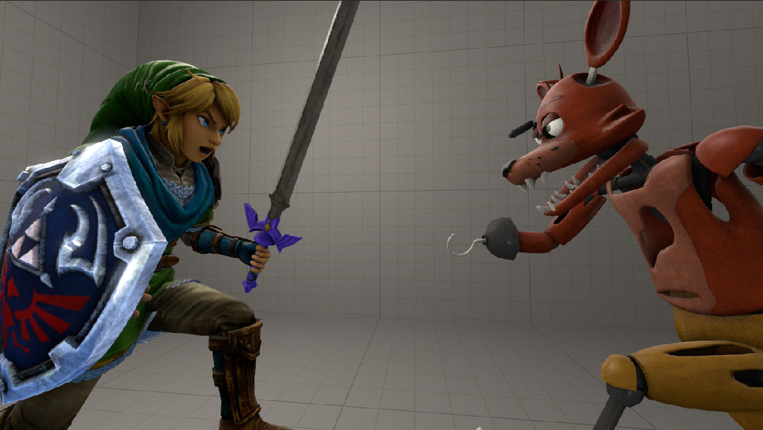 Link Vs Foxy by Foxythebadasspirate on DeviantArt
