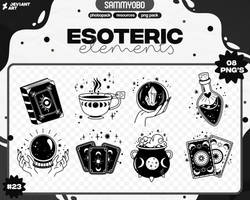 #23 Resources - Esoteric Elements png pack