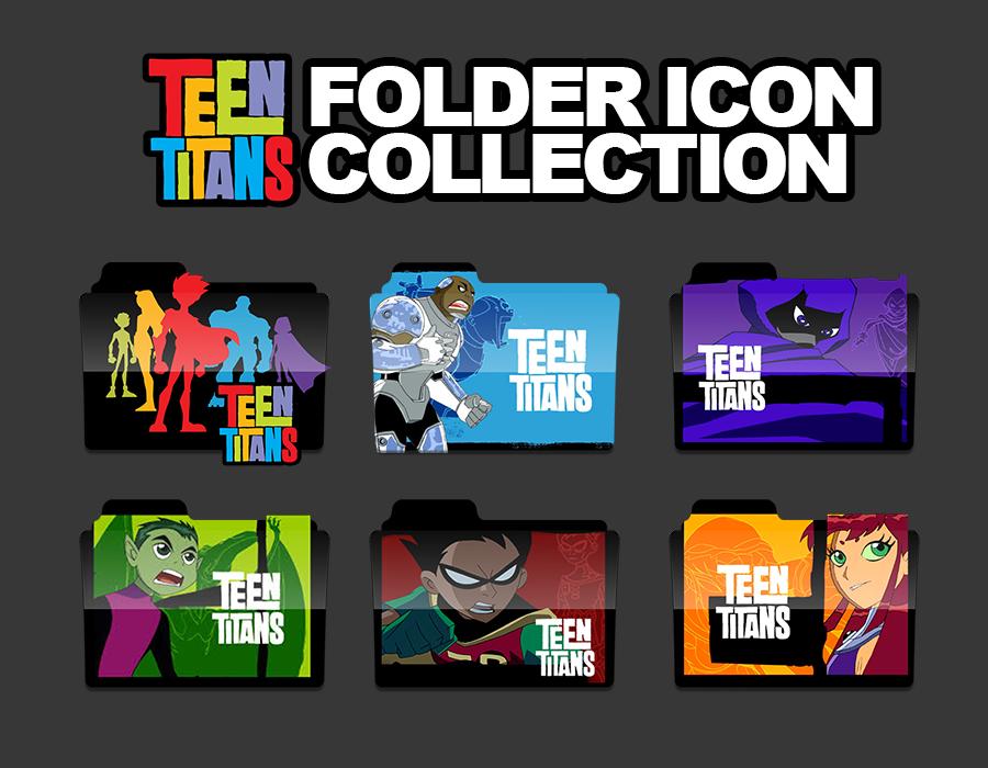 Teen Titans Folder Icon Collection by keianf on DeviantArt
