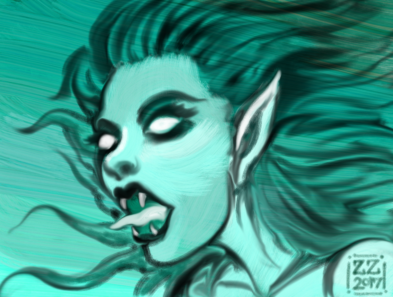Draw a devil or a succubus mermaid by zenzmurfy on DeviantArt