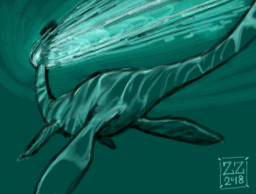 Draw the Loch Ness Nessie