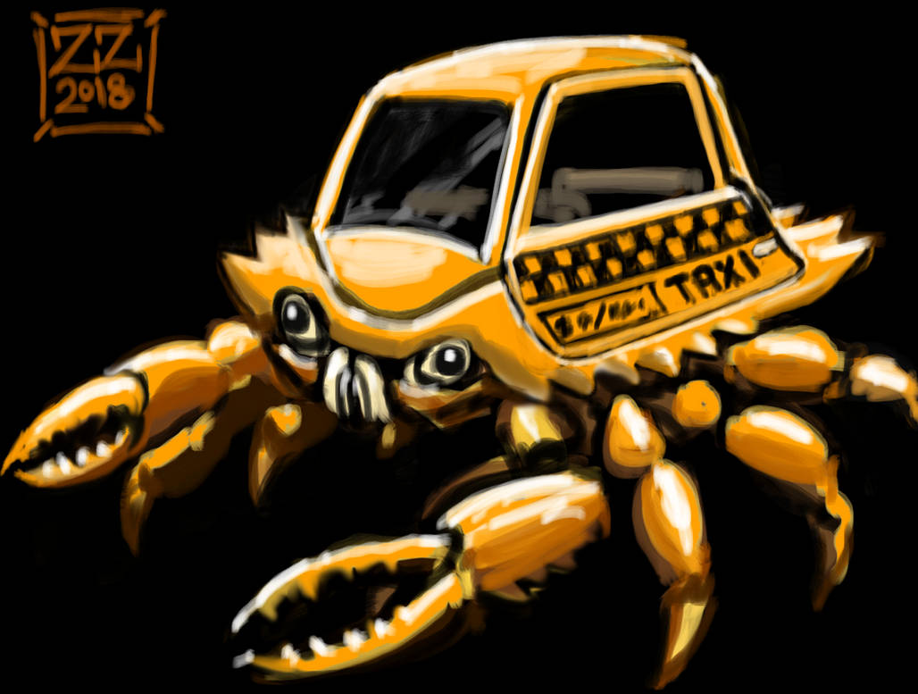 DRAW A TAXI CRAB by zenzmurfy on DeviantArt