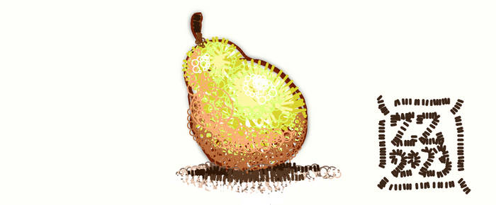 draw a pear in damuro