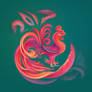 Rooster - Symbol of 2017 year
