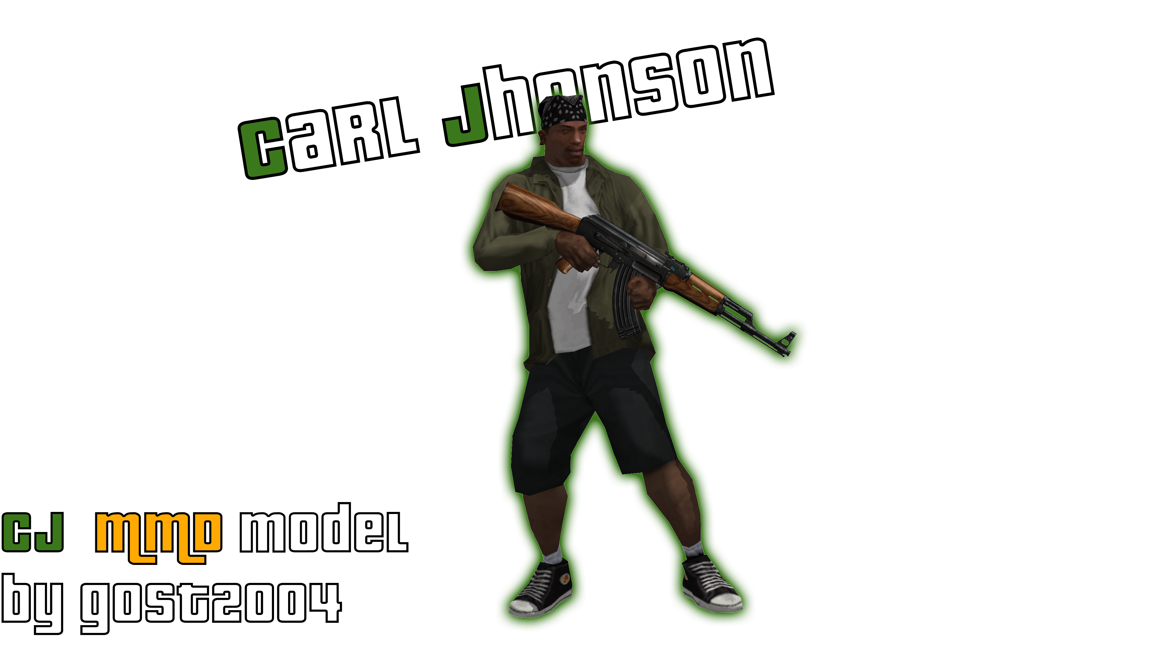 Carl Johnson MMD DL+ by Gost2004 on DeviantArt