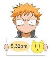 Bleach Ichigo Flash Clock