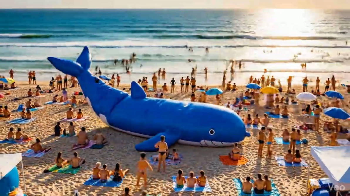AI Inflatable Whale Deflation Experiment by boriseng on DeviantArt