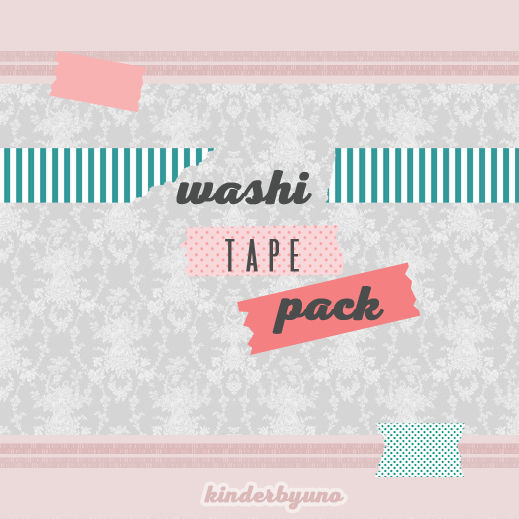 Ressource Pack 1 Washi Tape Edition By Kinderbyuno On Deviantart