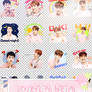 EXO LINE STICKERS PACK // by kinderbyuno