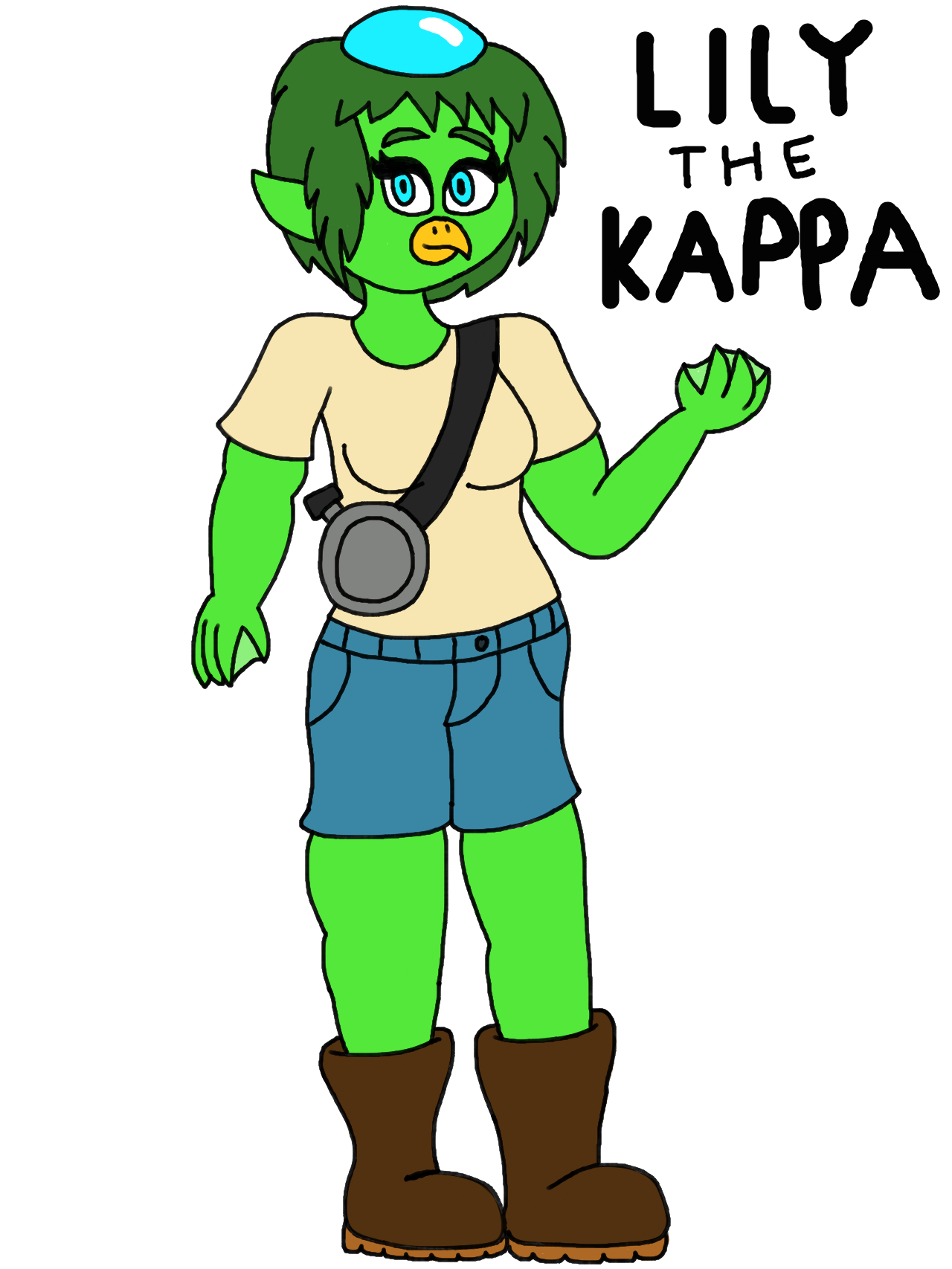 Kappa Deviantart Lily the Kappa by CactusFlavoredMilk on DeviantArt