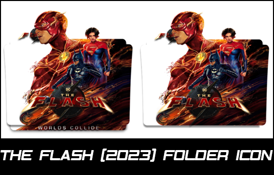 The Flash (2023) New Folder Icon V2 by eslamzewail on DeviantArt