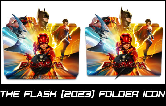 The Flash (2023) New Folder Icon V3 by eslamzewail on DeviantArt