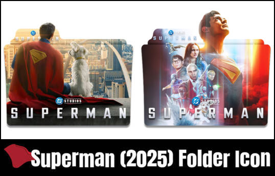 Superman (2025) New Folder Icons by eslamzewail on DeviantArt
