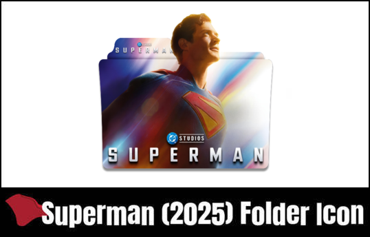 Superman (2025) New Folder Icon V7 by eslamzewail on DeviantArt