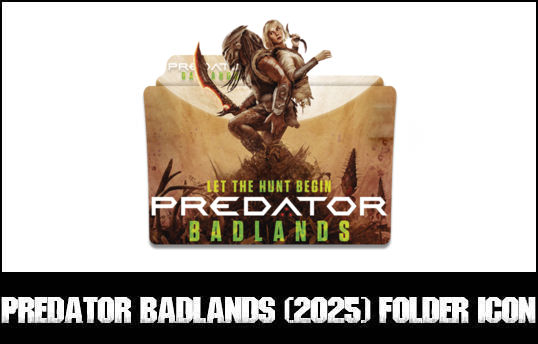 Predator Badlands (2025) Folder Icon V4 by eslamzewail on DeviantArt