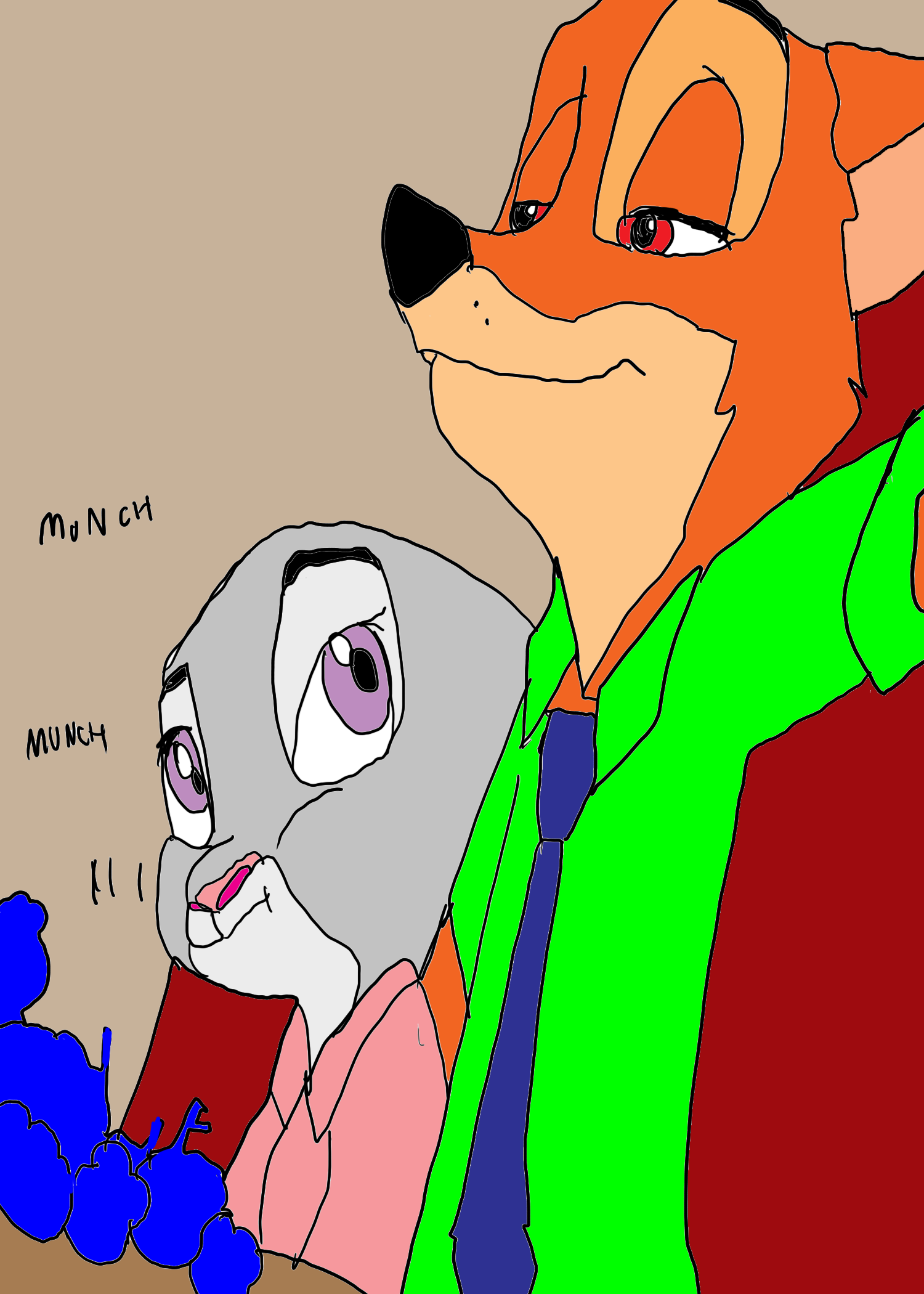 Nick Wilde And Judy Hopps Hanging Out by MatthewCipolla1 on DeviantArt