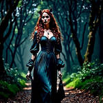 Walking the woods - Foxy