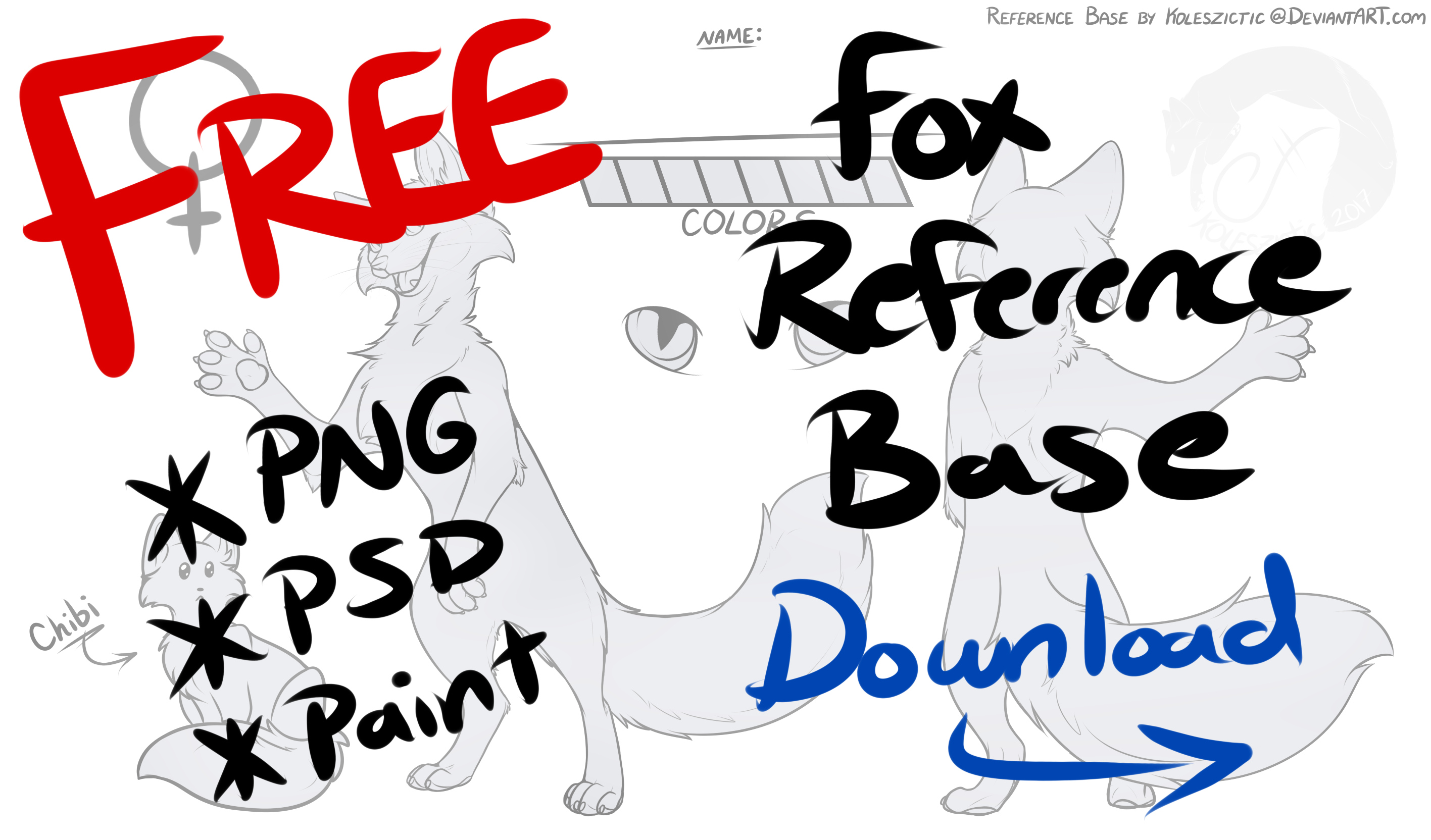 Free Fox Base By Koleszictic On Deviantart