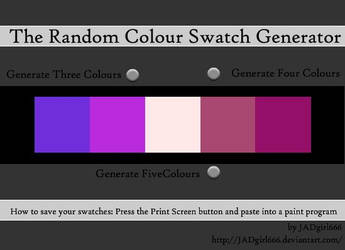 Random Colour Swatch Generator